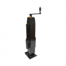 Picior de sprijin remorca reglabil cu manivela 50cm, fixare laterala, cilindru 80mm sarcina maxima 6000Kg