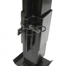 Picior de sprijin remorca reglabil cu manivela 50cm, fixare laterala, cilindru 80mm sarcina maxima 6000Kg