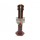 Picior de sprijin remorca reglabil cu manivela 57cm, fixare laterala, sarcina maxima 8000Kg