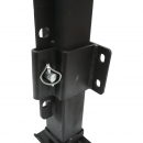 Picior de sprijin remorca reglabil cu manivela 58cm, fixare laterala, sarcina maxima 4000Kg