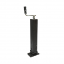 Picior de sprijin remorca reglabil cu manivela 58cm, fixare laterala, sarcina maxima 4000Kg