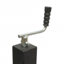 Picior de sprijin remorca reglabil cu manivela 58cm, fixare laterala, sarcina maxima 4000Kg