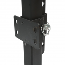 Picior de sprijin remorca reglabil cu manivela 58cm, fixare laterala, sarcina maxima 4000Kg