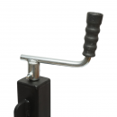 Picior de sprijin remorca reglabil cu manivela 58cm, fixare laterala, sarcina maxima 4000Kg