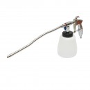 Pistol curatare motor cu aer comprimat tip Tornador, furtun metalic flexibil, rezervor 1L