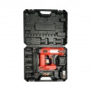 Pistol de batut cuie in beton si metal cu acumulator 20V, 4Ah Li-ion, LED, brushless, 100 Joule, cuie 15-40mm, diametru 2.7-3mm, magazie 33 cuie Breckner Germany