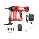Pistol de batut cuie in beton si metal cu acumulator 20V, 4Ah Li-ion, LED, brushless, 100 Joule, cuie 15-40mm, diametru 2.7-3mm, magazie 33 cuie Breckner Germany