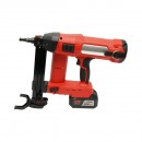 Pistol de batut cuie in beton si metal cu acumulator 20V, 4Ah Li-ion, LED, brushless, 100 Joule, cuie 15-40mm, diametru 2.7-3mm, magazie 33 cuie Breckner Germany