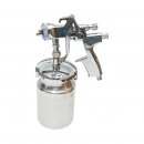 Pistol de vopsit cu aer comprimat 1000ml, duza 1.4mm, debit 200ml/min, presiune max. 4 bar Breckner Germany