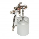Pistol de vopsit cu aer comprimat 600ml, duza 1.3mm HVLP, debit 190ml/min, presiune max. 5 bar