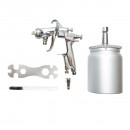 Pistol de vopsit cu aer comprimat 600ml, duza 2mm HVLP, debit 300ml/min, presiune max. 5 bar