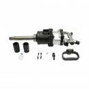 Pistol pneumatic de impact Pinless Hammer profesional 1 inch, cuplu 3600Nm, 3 trepte de putere R/L, presiune 8 bar, tubulare 32mm, 33mm incluse Breckner Germany