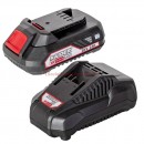 Pistol popnit motor fara perii 10000 N, 20V x2Ah