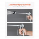 Pistol si furtun pentru vopsit, 15.2 m, 248 Bar, 5 x duze 211, 315, 417, 517, 623, Tije prelungitoare 30, 50, 60 cm, Otel/Aluminiu