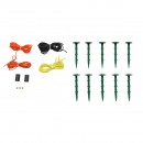 Plasa gard electric 120cmx50m cu picior dublu, rezistenta 0.2 Ohm/m Breckner Germany