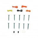 Plasa gard electric lungime 50m si inaltime 108cm cu picior dublu, 11x15mm