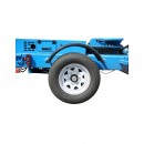 Platforma/nacela pentru lucru la inaltime tip remorca 16m, 200Kg cu telecomanda motor benzina