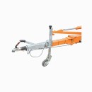 Platforma/nacela pentru lucru la inaltime tip remorca 16m, 200Kg cu telecomanda motor benzina THOR