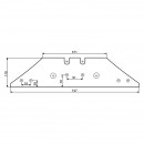 Plaz lung 73609 Kverneland 170x747 mm