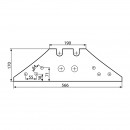 Plaz scurt 73608 Kverneland 170x566 mm