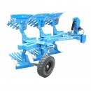 Plug agricol cu 3 (2+1) trupite reversibil hidraulic, cormane crestate Konig Traktoren