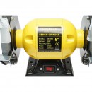 Polizor de banc 250W, 220V disc abraziv 150x16x12.7mm, viteza rotatie 2950rpm Crownman
