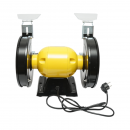 Polizor de banc 400W, 220V disc abraziv 200x20x16mm, viteza rotatie 2950rpm Crownman