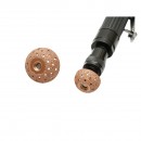 Polizor drept pneumatic 2500rpm, mandrina rapida 11mm, presiune 6.3 bar pentru reparatii anvelope Breckner Germany