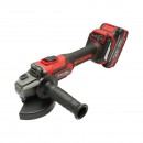 Polizor unghiular 1000W cu 2 acumulatori 21V, 4Ah Li-ion, disc 125mm, brushless, frana electrica, 3 trepte turatie 5000/7000/9500rpm Breckner Germany