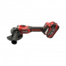 Polizor unghiular 1000W cu 2 acumulatori 21V, 4Ah Li-ion, disc 125mm, brushless, frana electrica, 3 trepte turatie 5000/7000/9500rpm Breckner Germany
