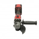 Polizor unghiular 1000W cu 2 acumulatori 21V, 4Ah Li-ion, disc 125mm, brushless, frana electrica, 3 trepte turatie 5000/7000/9500rpm Breckner Germany