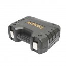 Polizor unghiular 550W, cu acumulator 21V./4Ah. 3 trepte de viteza 4500/5500/7000rot/min. diametru disc 115mm