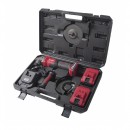 Polizor unghiular cu 2 acumulatori 20Vx 5Ah, 125mm, motor fara perii
