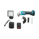 Polizor unghiular cu acumulator 18V, 4Ah Li-ion, disc 125mm, motor fara perii (brushless), proiector LED inclus Breckner Germany
