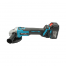 Polizor unghiular cu acumulator 18V, 4Ah Li-ion, disc 125mm, motor fara perii (brushless), proiector LED inclus Breckner Germany