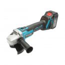 Polizor unghiular cu acumulator 18V, 4Ah Li-ion, disc 125mm, motor fara perii (brushless), proiector LED inclus Breckner Germany
