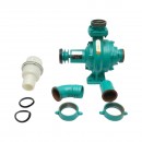 Pompa apa centrifuga cu rotor dublu 5.5kW, 2.5 toli, debit 35 m3/h, adancime aspiratie 9m, inaltime pompare 35m pentru irigatii