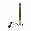 Pompa apa submersibila inox 1.5kW, 220V, D100mm, debit 5 m3/h, inaltime refulare 60m, 9 turbine ceramice, racire pe ulei, panou de control K90QJD2-60/9-1.5 Breckner Germany