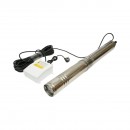 Pompa apa submersibila inox 1.5kW, 220V, D100mm, debit 5 m3/h, inaltime refulare 60m, 9 turbine ceramice, racire pe ulei, panou de control K90QJD2-60/9-1.5 Breckner Germany