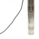 Pompa apa submersibila inox 1.5kW, 220V, D100mm, debit 5 m3/h, inaltime refulare 60m, 9 turbine ceramice, racire pe ulei, panou de control K90QJD2-60/9-1.5 Breckner Germany