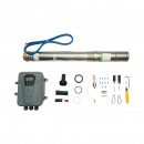 Pompa apa submersibila solara inox 1100W, 110V, D76mm, debit 6 m3/h, Brushless, controler MPPT, inaltime refulare 84m 3SYD6-84-110-1100 Breckner Germany