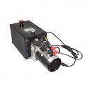 Pompa basculare 12V, 1.6kW 160 bar, cu rezervor metalic 10L si telecomanda