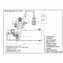 Pompa basculare 12V, 2,2kW 150 bar, cu rezervor metalic 10L si telecomanda
