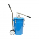 Pompa de gresare manuala 25kg cu roti si furtun 1.5m Breckner Germany