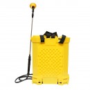 Pompa electrica de stropit cu 3 duze rezervor 16L baterie 12V/8Ah debit 3,1 l/min