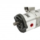 Pompa hidraulica dubla, debit 18+14cm3, sens rotatie spre dreapta pentru Massey Ferguson OEM 3800195M91