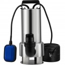 Pompa submersibila cu plutitor, 1300 W, Inox, Debit 20000 l/h, Iesire G1-1/2, Inaltime 11 m, IPX8, cablu alimentare 10 m