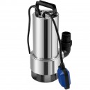 Pompa submersibila cu plutitor, 1300 W, Inox, Debit 20000 l/h, Iesire G1-1/2, Inaltime 11 m, IPX8, cablu alimentare 10 m