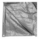 Prelata cu ochiuri de prindere 160g/m2 gri 10x15m Breckner Germany
