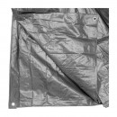 Prelata cu ochiuri de prindere 160g/m2 gri 10x25m Breckner Germany